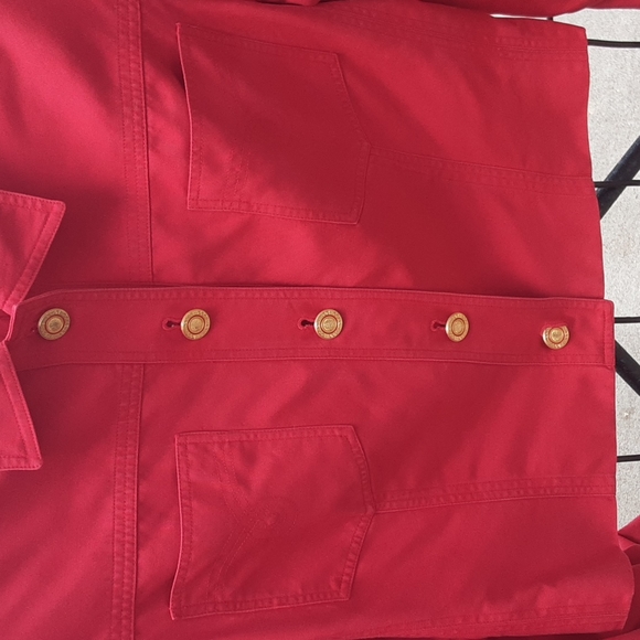 Red Silk Jacket - Picture 6 of 9